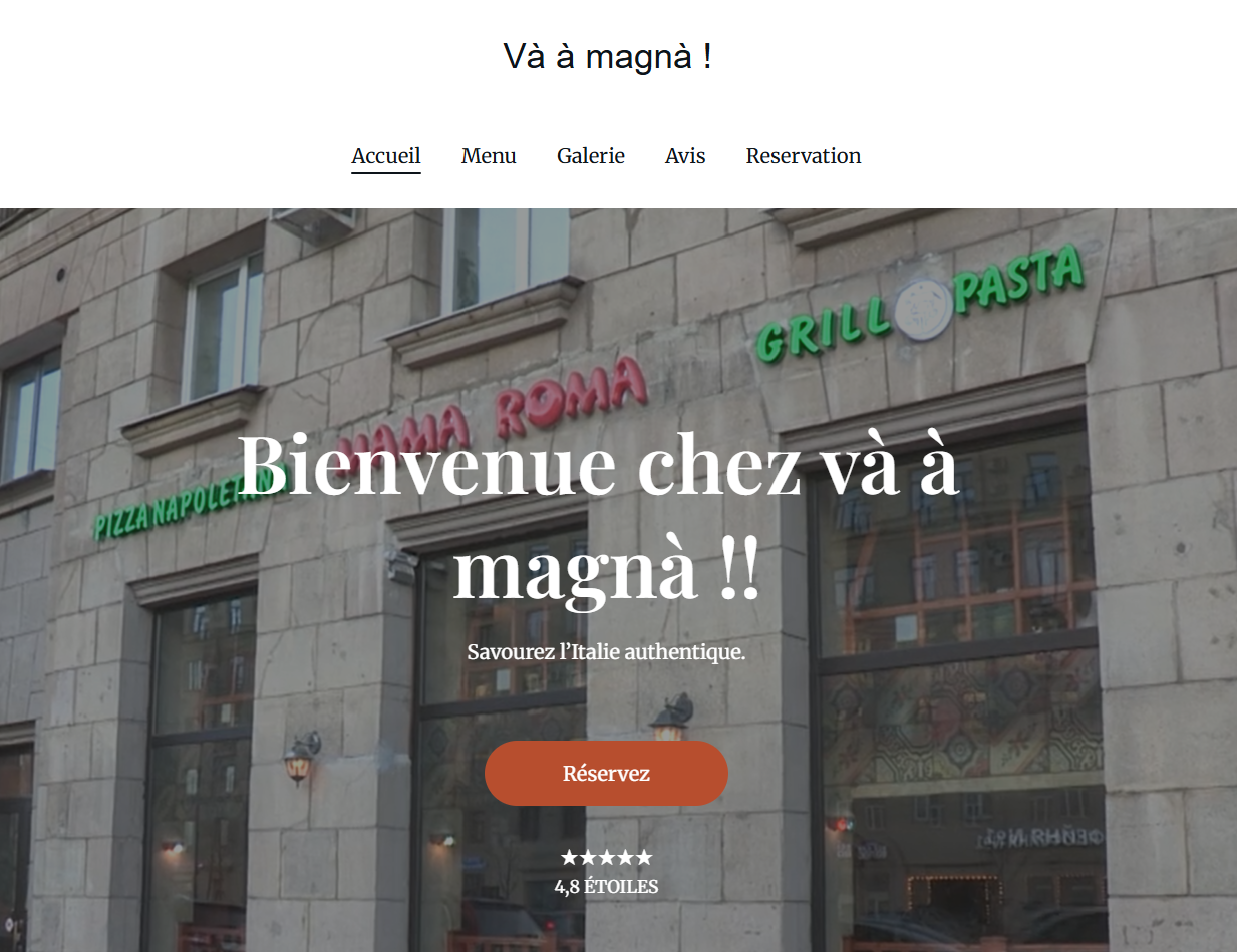 Restaurant site